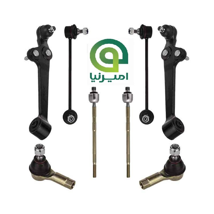 مجموعه جلوبندی کامل تیبا ، ساینا ، کوئیک امیرنیا+گوی فرمان ( اصلی با شناسه کالا ) 8 عددی
