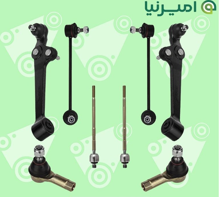 کیت کامل جلوبندی امیرنیا AMIRNIA مناسب تیبا با گوی فرمان 8 عددی